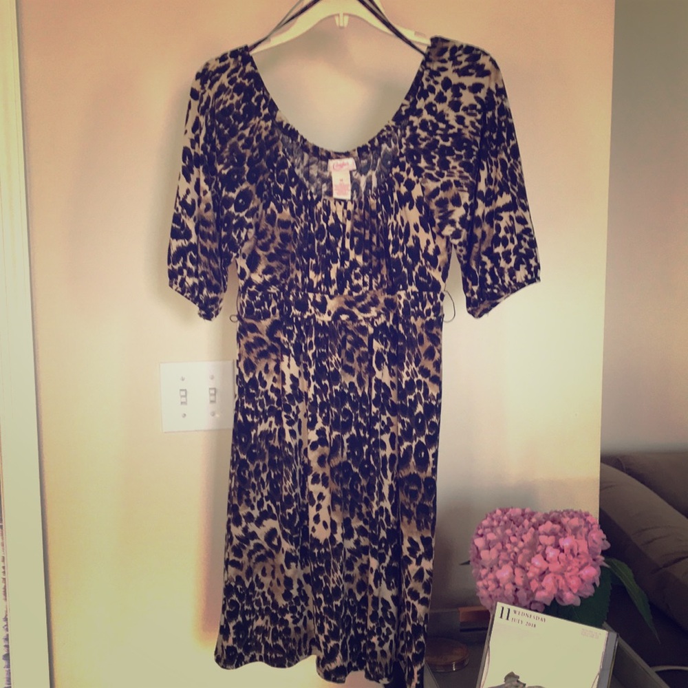 Candies leopard dress.
